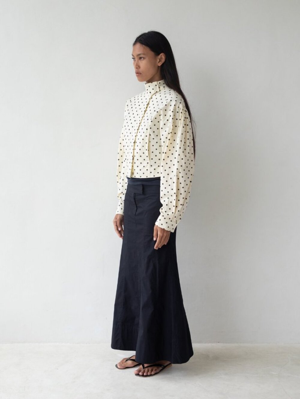 Belle The Label Globo Jacket White Polka S